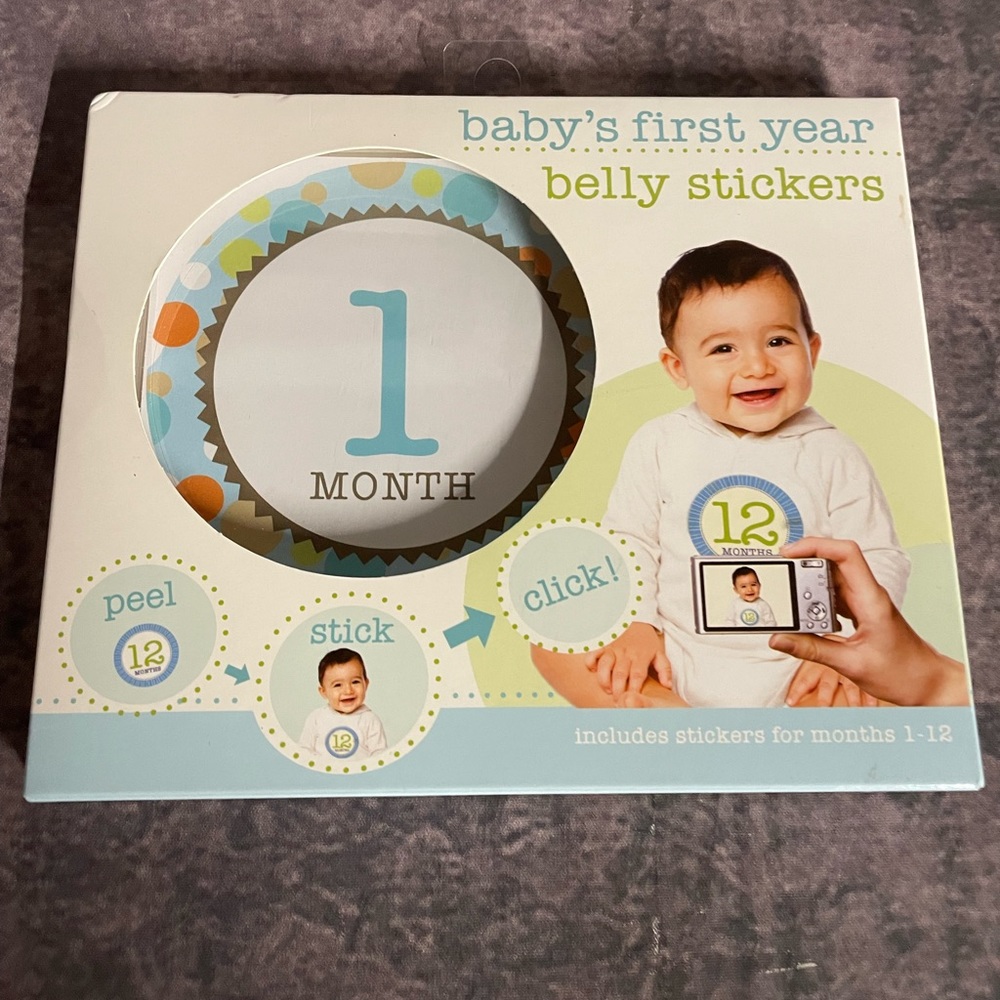 Monthly baby stickers